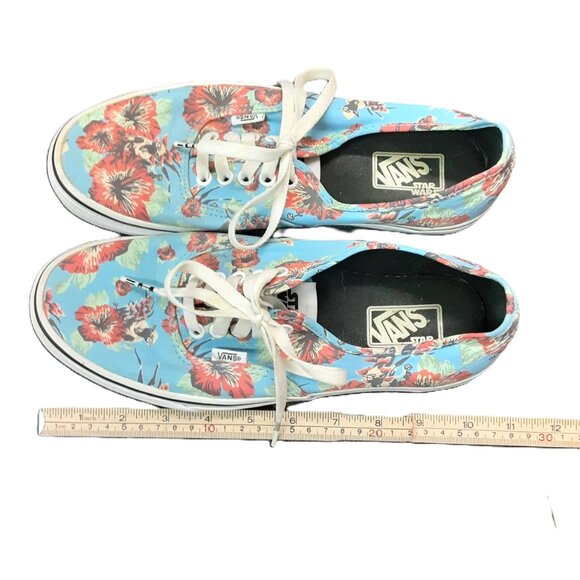 Vans Star Wars Flower Print Summer Beach Men Size 8.5, Woman Sz 10 Ships FAST - Picture 11 of 12